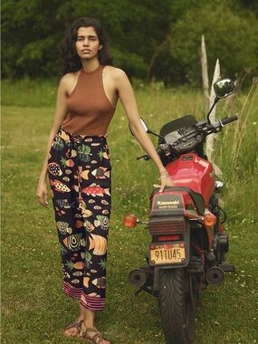 Anthropologie x Farm Rio Sealife Joggers- Size XS- Excellent condition!